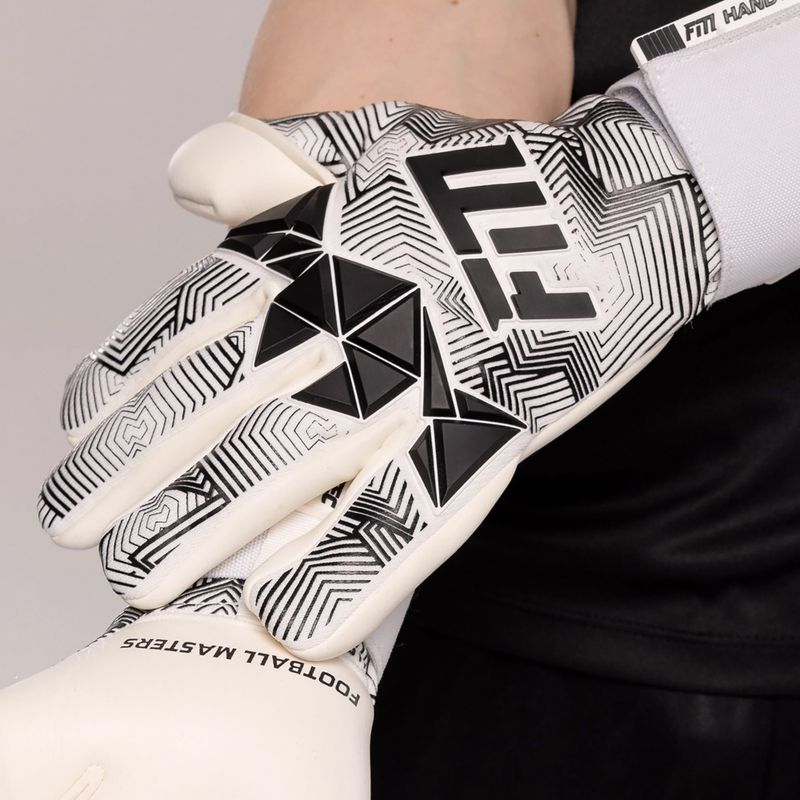 Vartininko pirštinės Football Masters Varis X Pro NC white/black 4