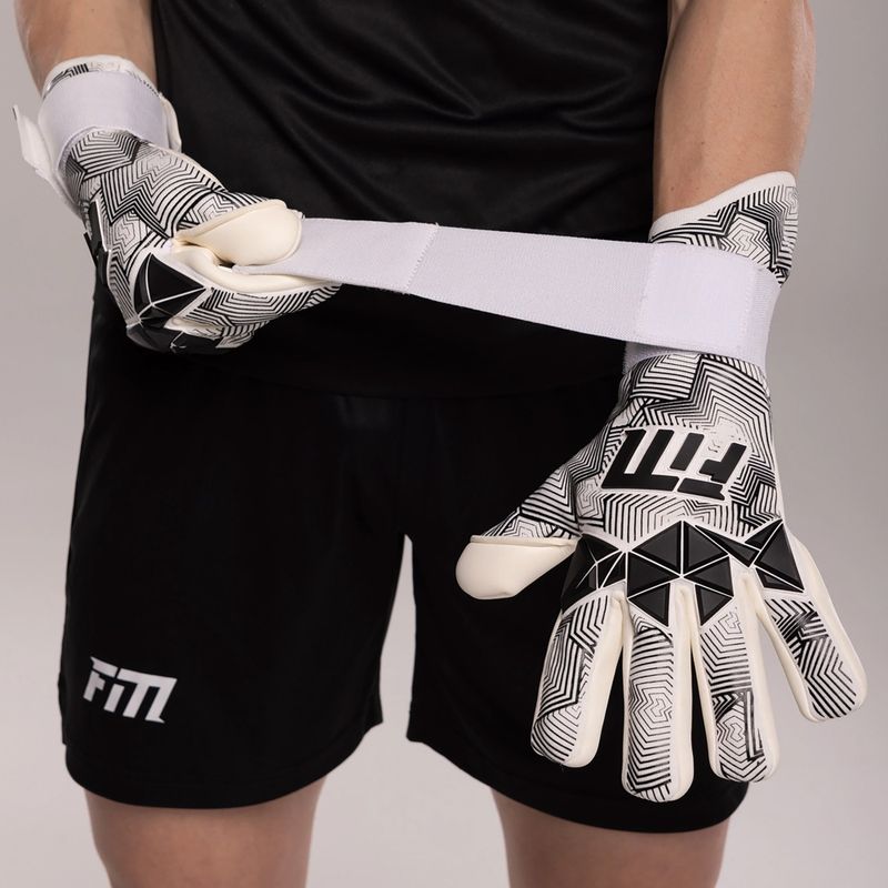 Vartininko pirštinės Football Masters Varis X Pro NC white/black 5