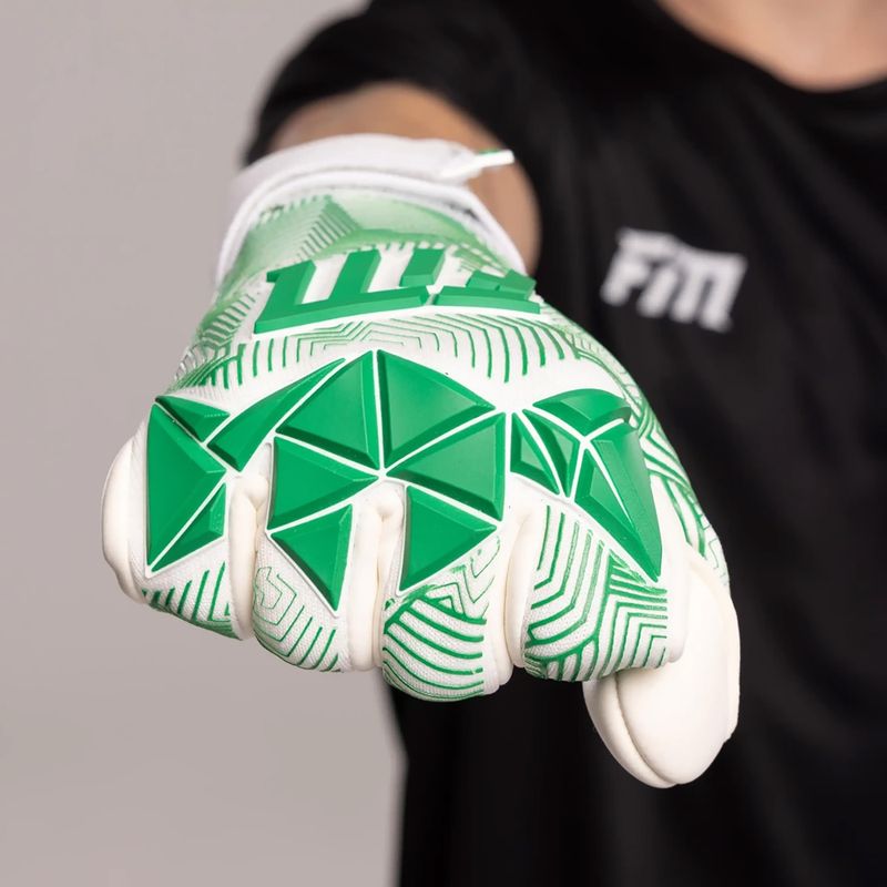 Vartininko pirštinės Football Masters Varis X Pro NC white/green 6