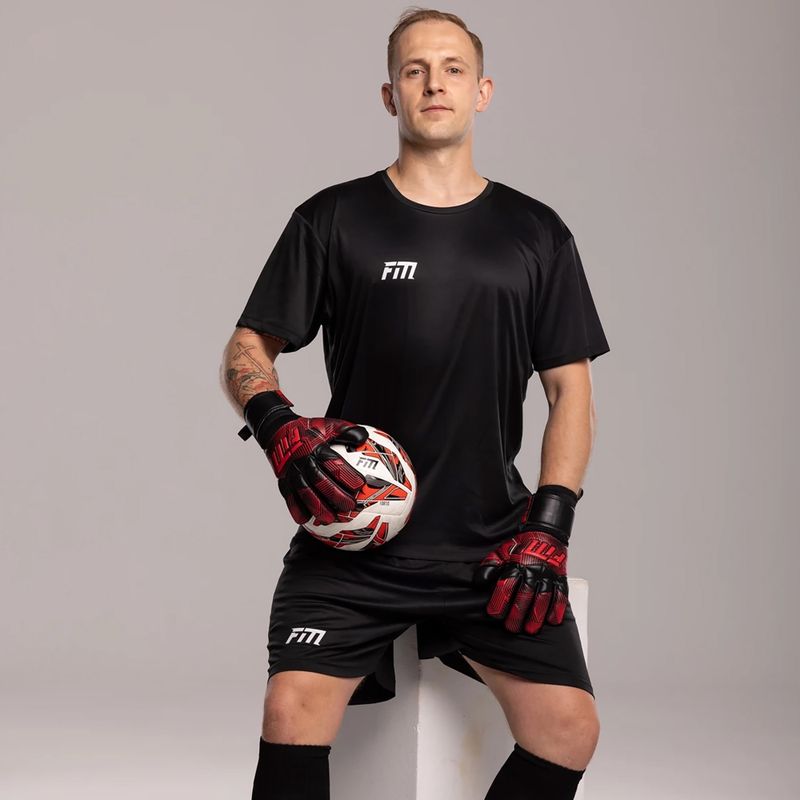 Vartininko pirštinės Football Masters Varis X NC black/red 3