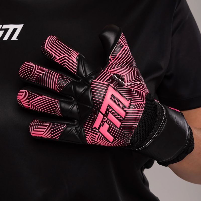 Vartininko pirštinės Football Masters Varis X NC black/pink 4