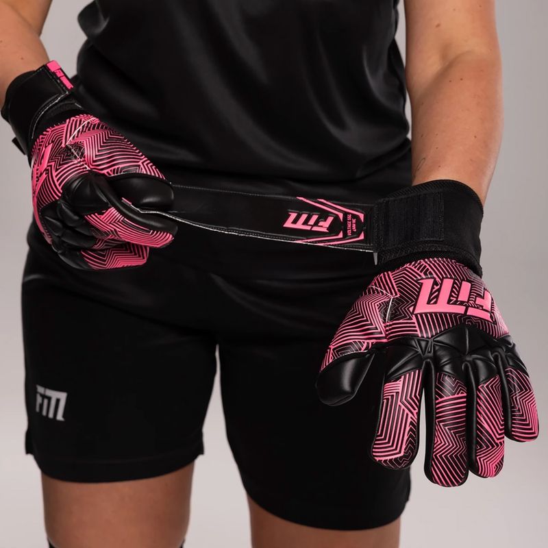 Vartininko pirštinės Football Masters Varis X NC black/pink 6