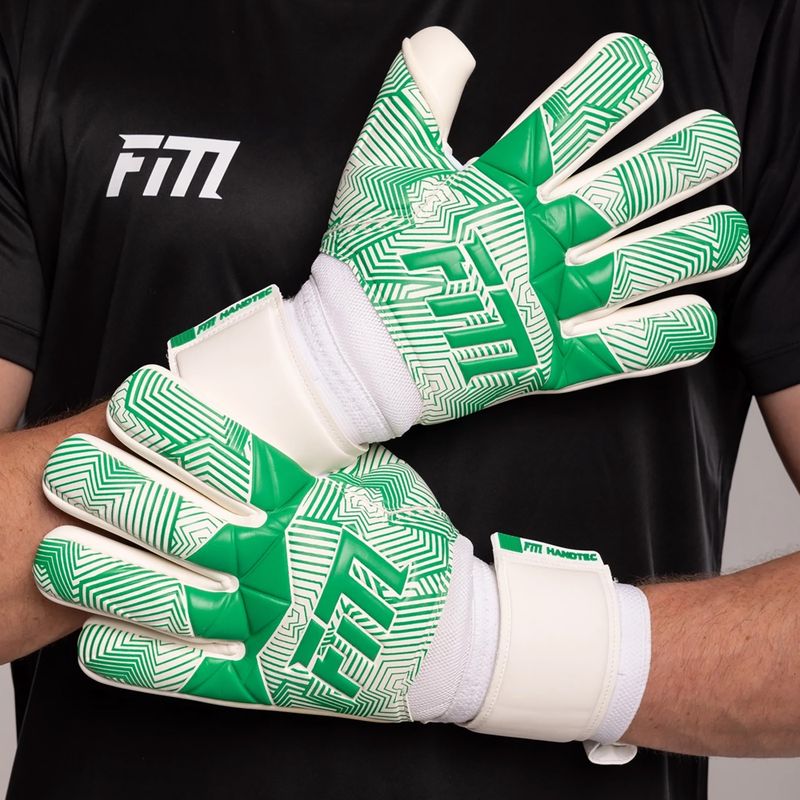 Vartininko pirštinės Football Masters Varis X NC white/green 3