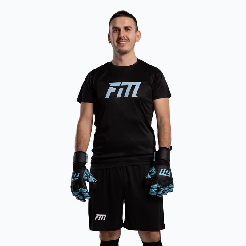 Vartininko pirštinės Football Masters Invictus X Training black/blue 2