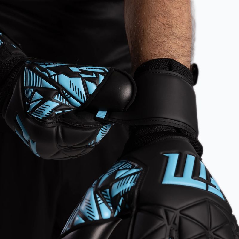 Vartininko pirštinės Football Masters Invictus X Training black/blue 7