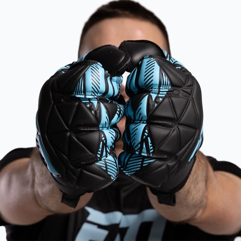 Vartininko pirštinės Football Masters Invictus X Training black/blue 9