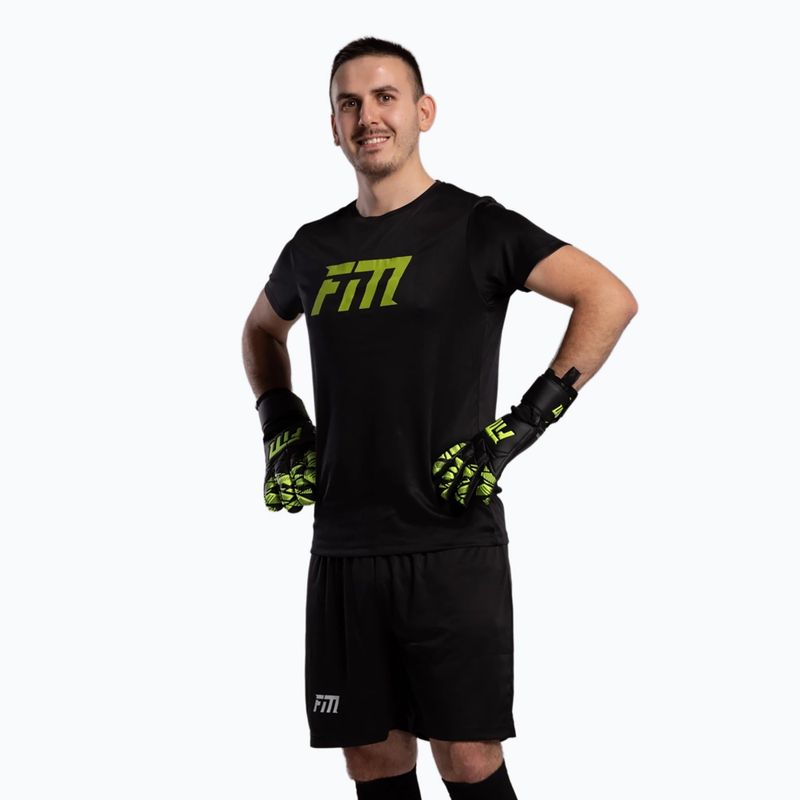 Vartininko pirštinės Football Masters Invictus X Training black/green 2