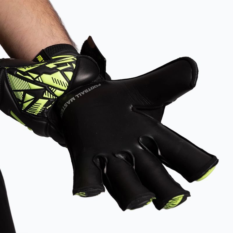 Vartininko pirštinės Football Masters Invictus X Training black/green 4