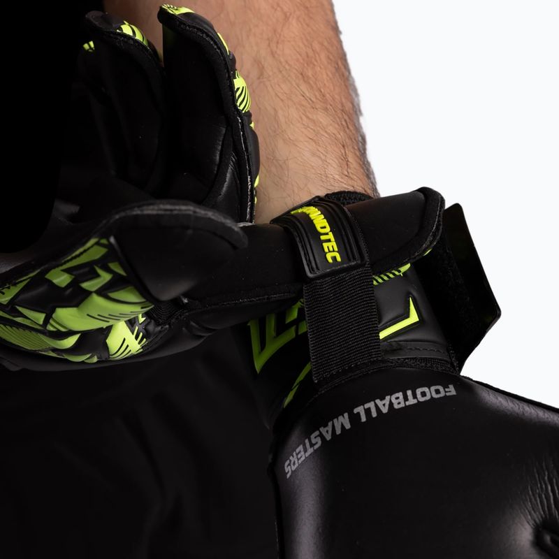 Vartininko pirštinės Football Masters Invictus X Training black/green 5