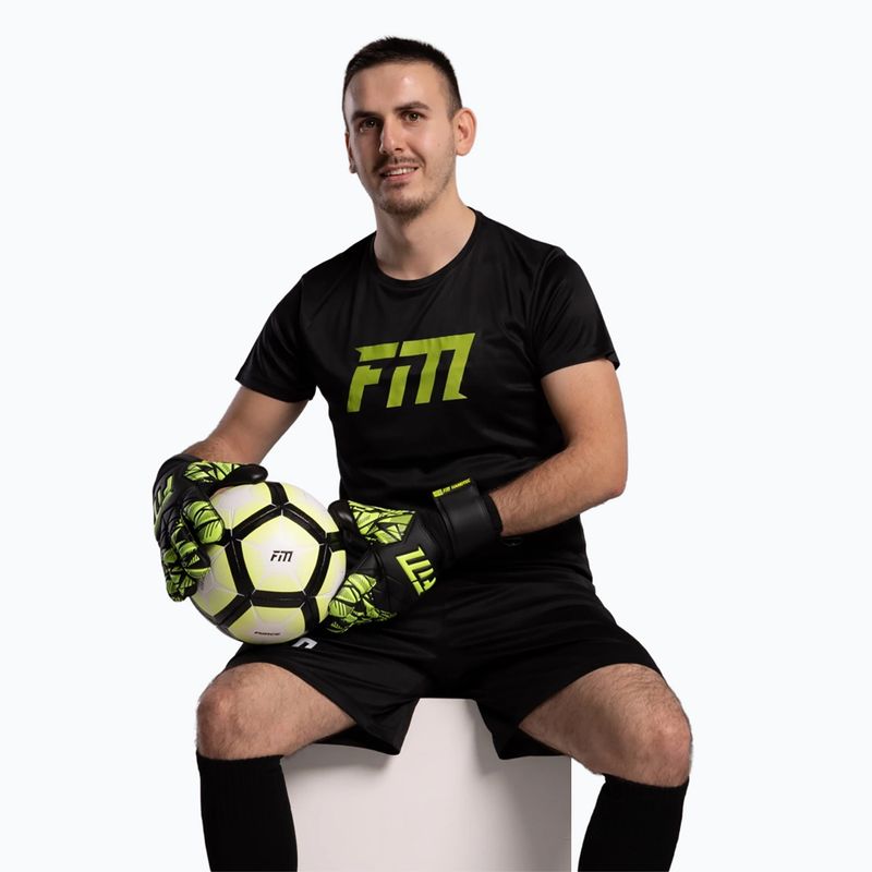 Vartininko pirštinės Football Masters Invictus X Training black/green 8