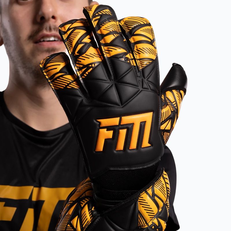 Vartininko pirštinės Football Masters Invictus X Training black/orange 5