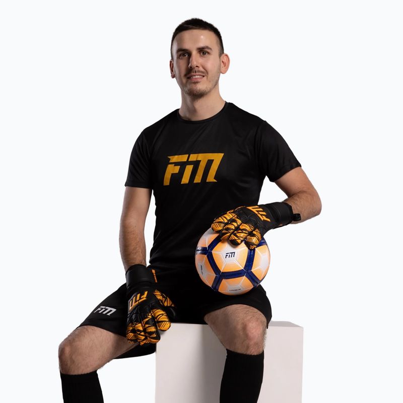 Vartininko pirštinės Football Masters Invictus X Training black/orange 8