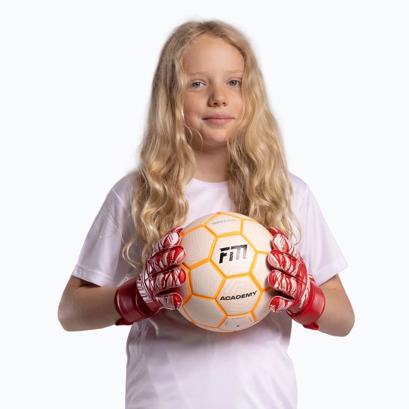Vaikiškos vartininko pirštinės Football Masters Invictus X Jr rose 3