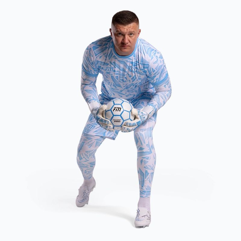 Vartininko pirštinės Football Masters Invictus X PRO white/blue 5