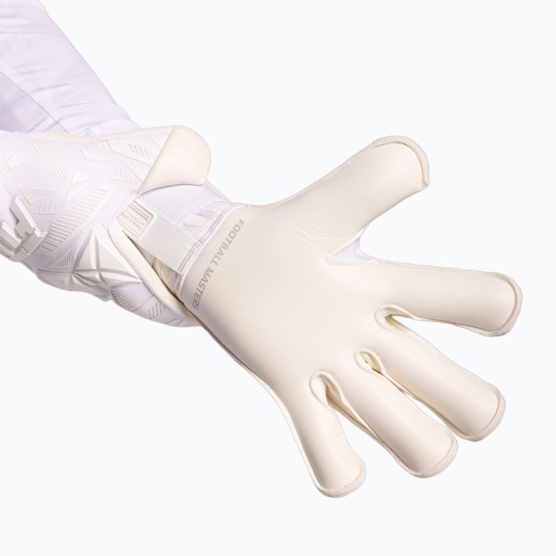 Vartininko pirštinės Football Masters Invictus X PRO all white 5