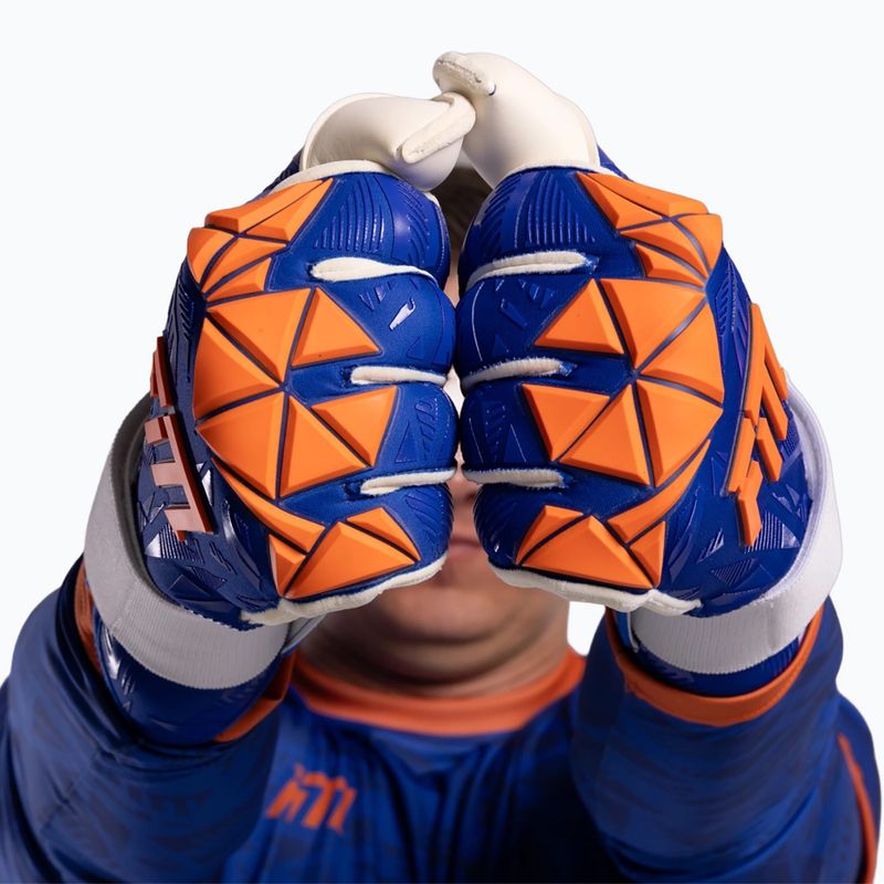 Vartininko pirštinės Football Masters Invictus X PRO blue/orange 6
