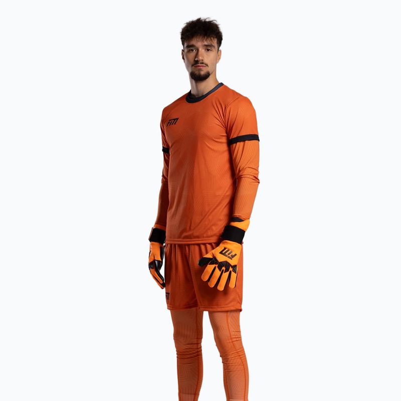 Vartininko pirštinės Football Masters Varis X PRO orange fluo 2