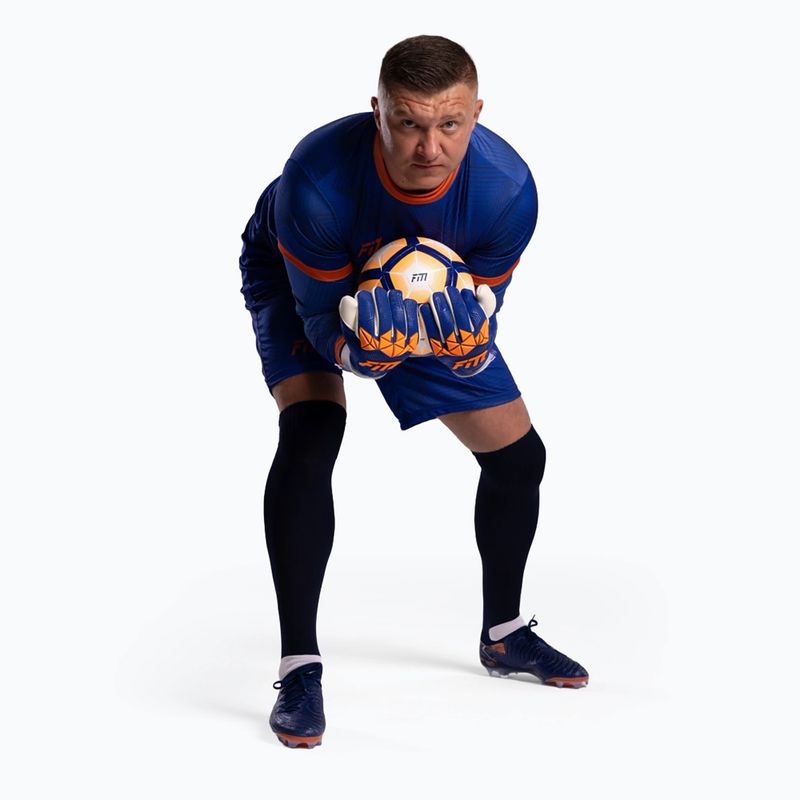 Vartininko pirštinės Football Masters Varis X PRO blue/orange 4