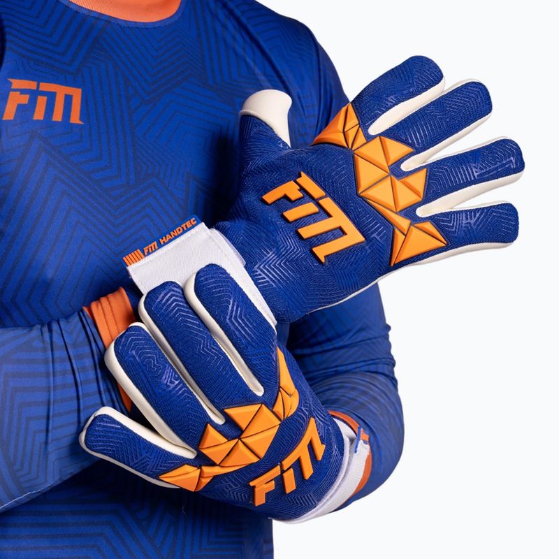Vartininko pirštinės Football Masters Varis X PRO blue/orange 7