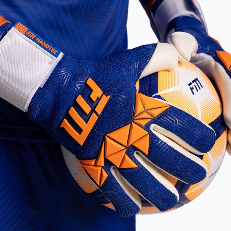 Vartininko pirštinės Football Masters Varis X PRO blue/orange 10