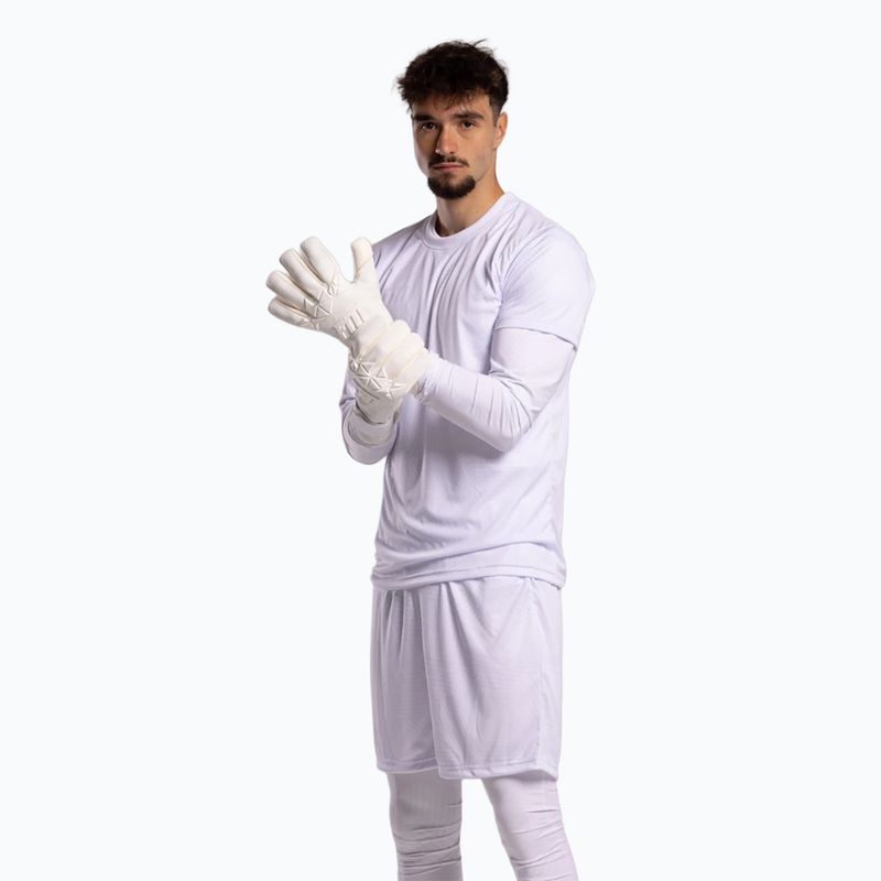 Vartininko pirštinės Football Masters Varis X PRO all white 2