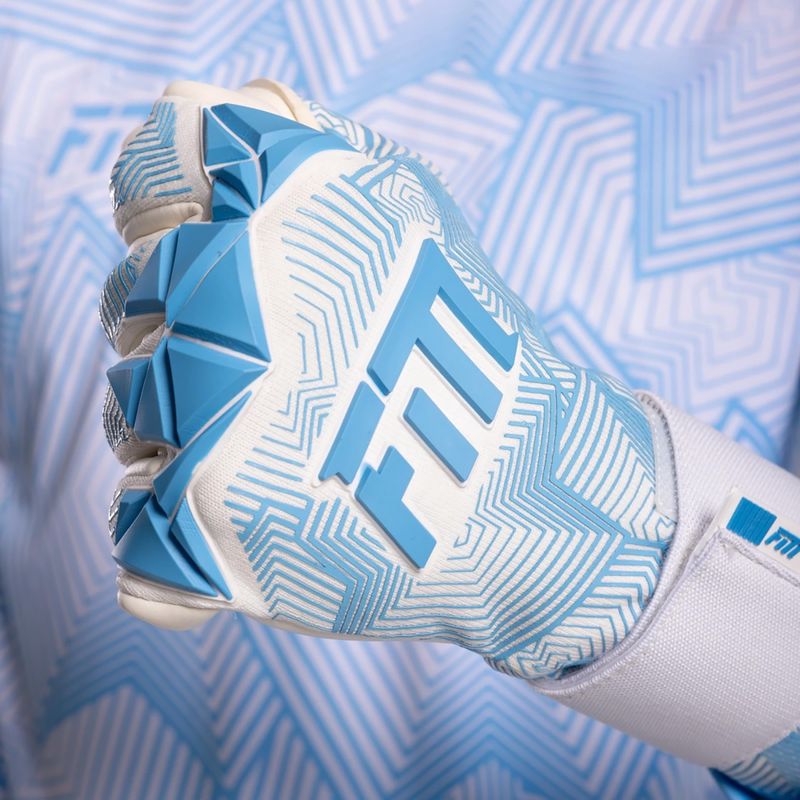 Vartininko pirštinės Football Masters Varis X PRO white/blue 7