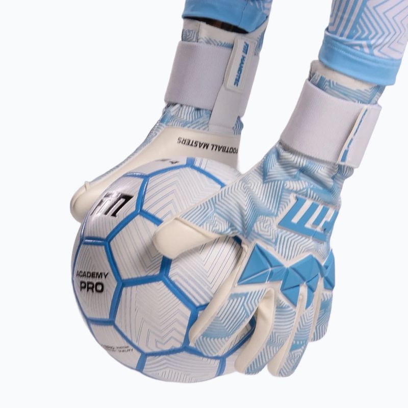 Vartininko pirštinės Football Masters Varis X PRO white/blue 10