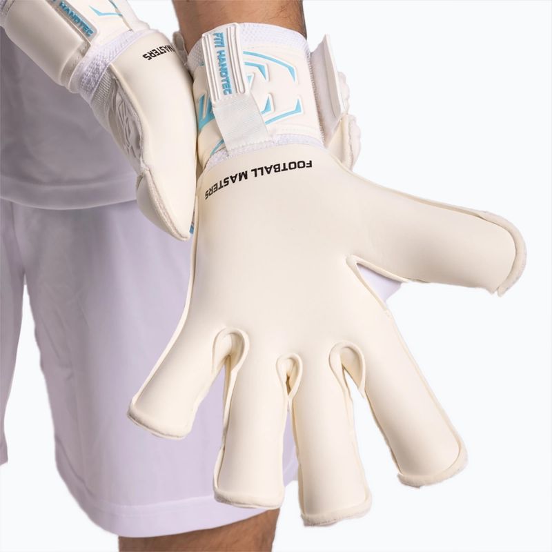 Vartininko pirštinės Football Masters Invictus X white/blue 6