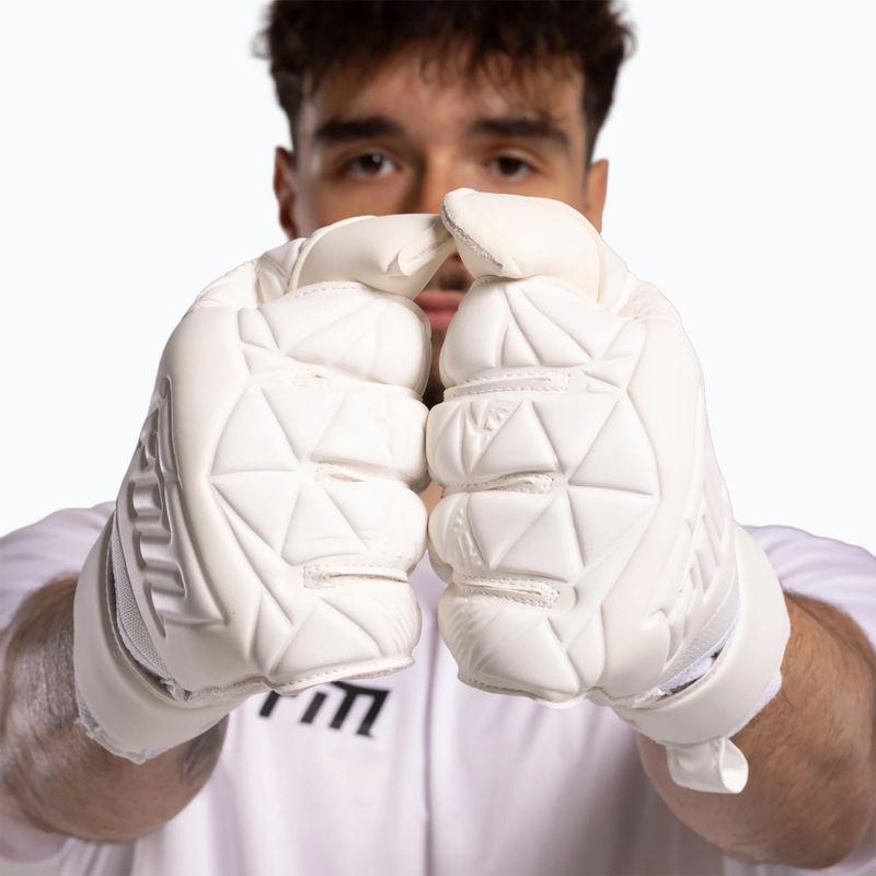 Vartininko pirštinės Football Masters Invictus X all white 8