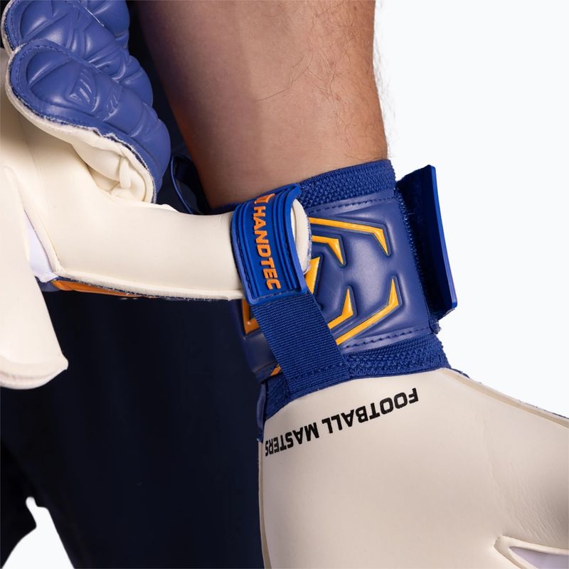 Vartininko pirštinės Football Masters Invictus X blue/orange 8