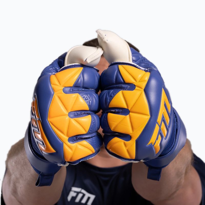 Vartininko pirštinės Football Masters Invictus X blue/orange 9
