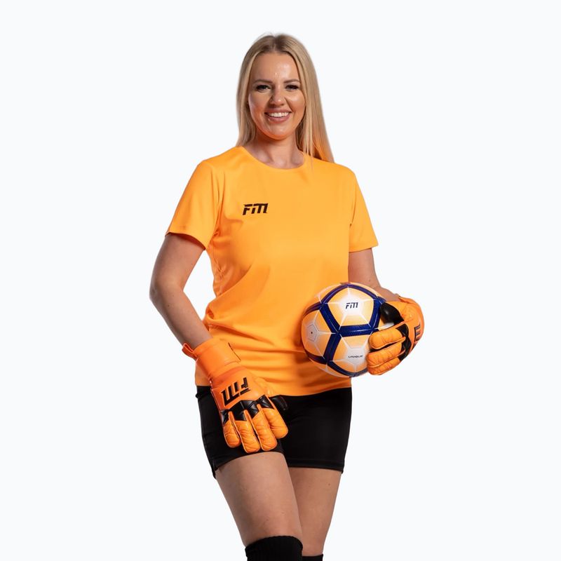 Vartininko pirštinės Football Masters Invictus X orange fluo 2