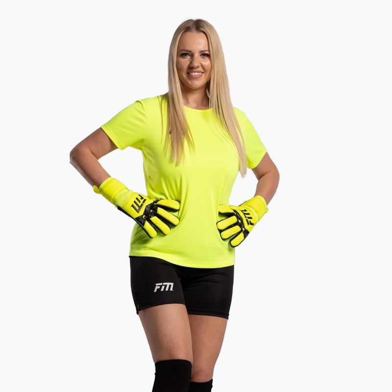 Vartininko pirštinės Football Masters Varis X yellow fluo 7