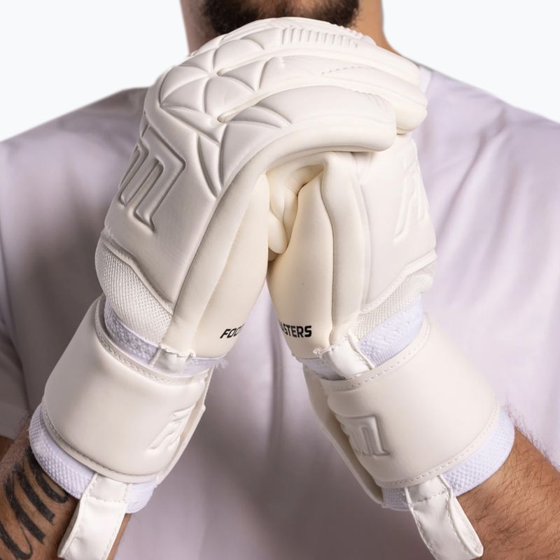 Vartininko pirštinės Football Masters Varis X all white 3