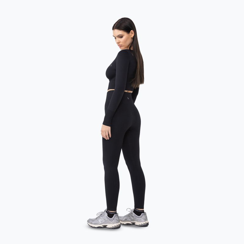 Moteriškos treniruočių tamprės Carpatree Dopamine Buzz Seamless obsidian black 5
