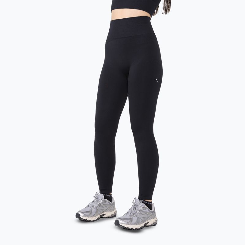 Moteriškos treniruočių tamprės Carpatree Dopamine Buzz Seamless obsidian black 6