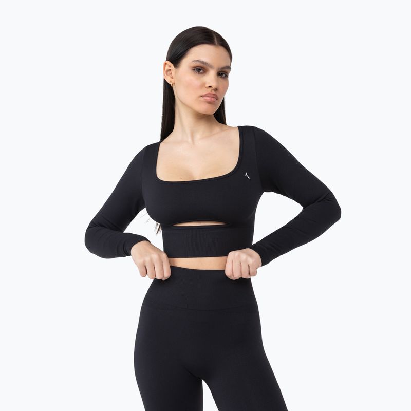 Moteriškos treniruočių tamprės Carpatree Dopamine Buzz Seamless obsidian black 7