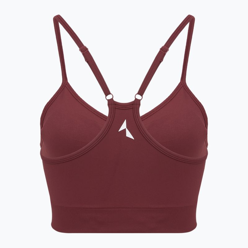 Treniruoklių liemenėlė Carpatree Allure Seamless burgundy 8