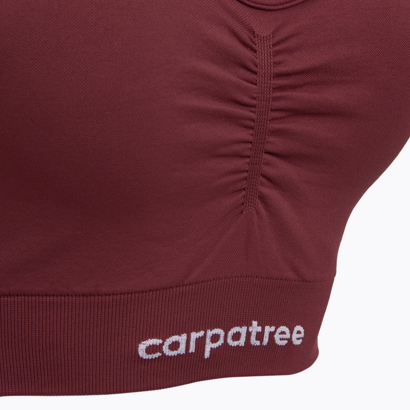 Treniruoklių liemenėlė Carpatree Allure Seamless burgundy 9