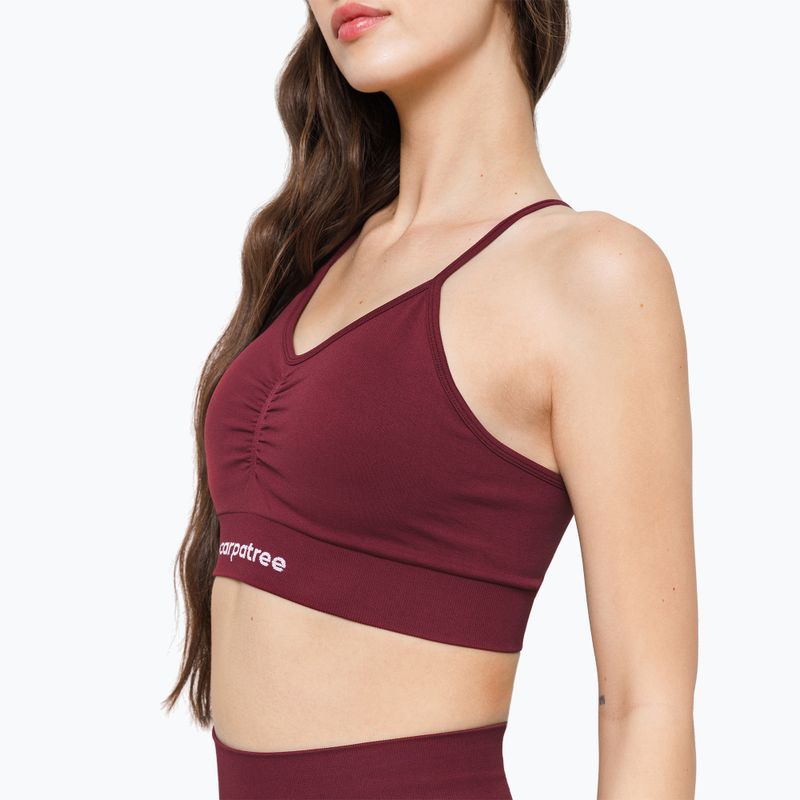 Treniruoklių liemenėlė Carpatree Allure Seamless burgundy 4