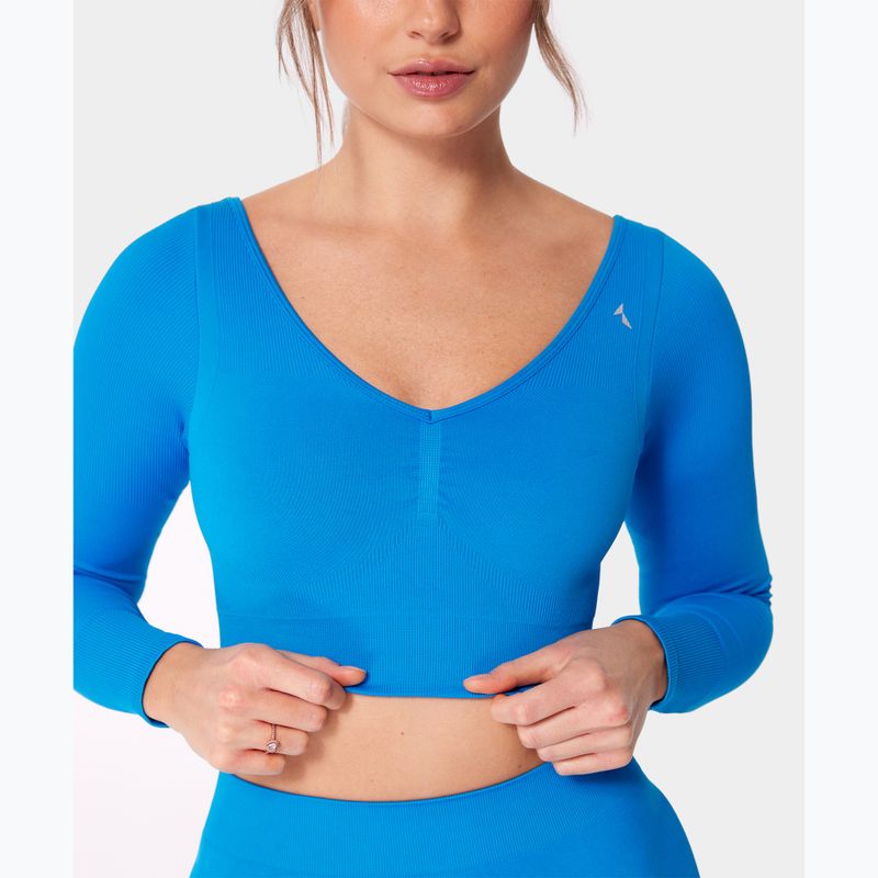 Moteriški treniruočių marškinėliai ilgomis rankovėmis Carpatree Eris Seamless electric blue 6