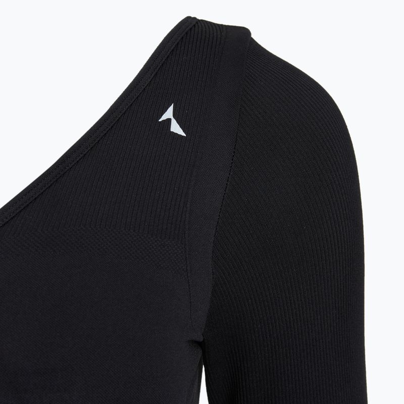 Moteriški treniruočių marškinėliai ilgomis rankovėmis Carpatree Eris Seamless orchid black 3