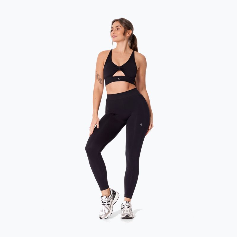 Moteriškos treniruočių tamprės Carpatree Eris Seamless black/orchid 2