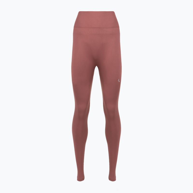 Moteriškos treniruočių tamprės Carpatree Dopamine Buzz Seamless rose/brown 6