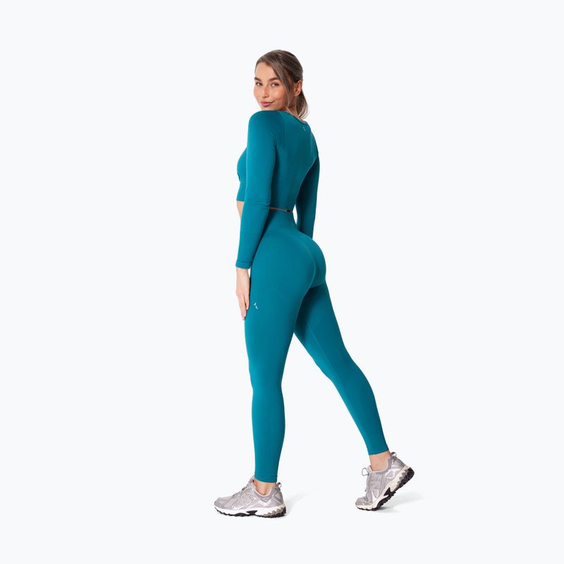 Moteriškos treniruočių tamprės Carpatree Dopamine Buzz Seamless petrol green 3
