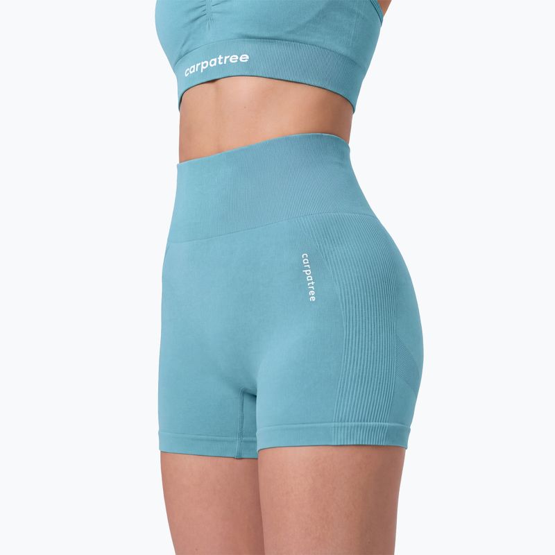 Moteriški treniruočių šortai Carpatree Allure Seamless milky blue 2