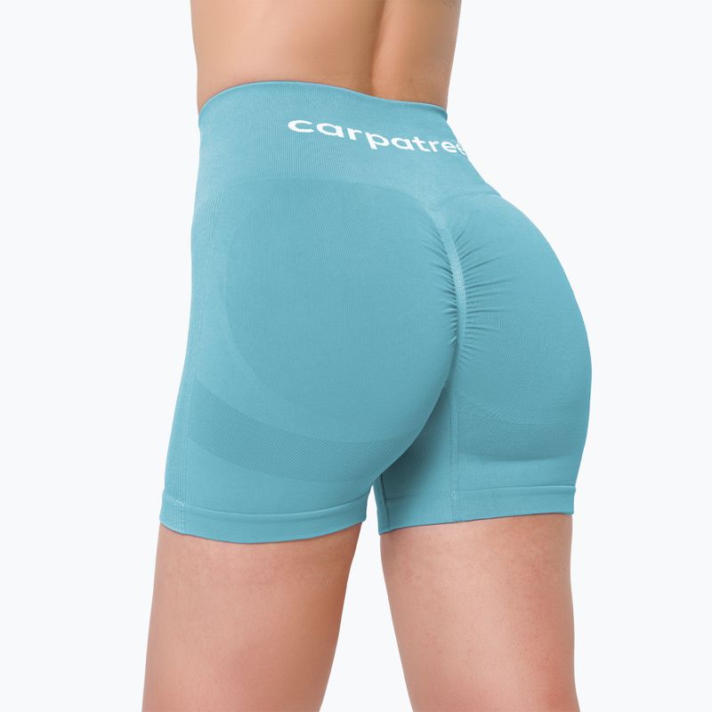 Moteriški treniruočių šortai Carpatree Allure Seamless milky blue 3