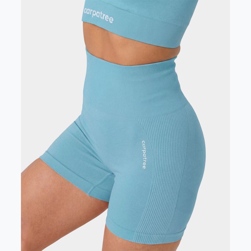 Moteriški treniruočių šortai Carpatree Allure Seamless milky blue 4