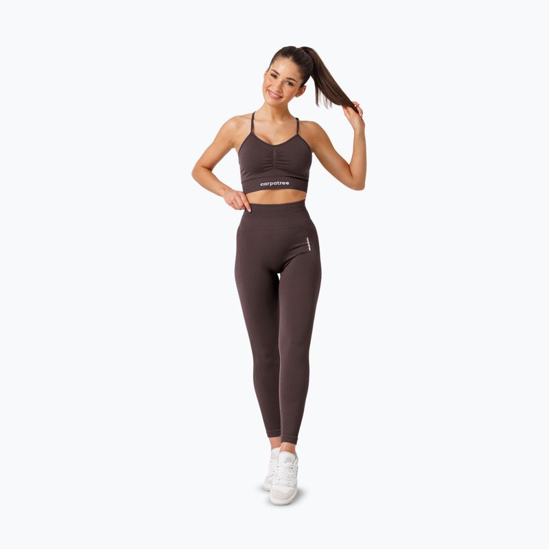 Treniruoklių liemenėlė Carpatree Allure Seamless berry brown 2