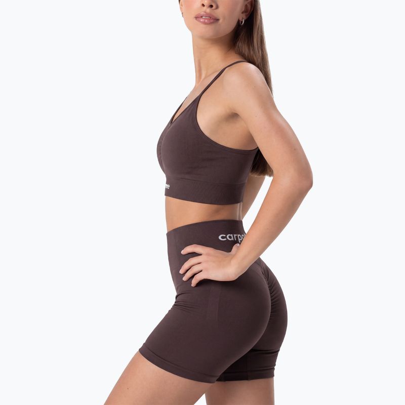 Treniruoklių liemenėlė Carpatree Allure Seamless berry brown 6
